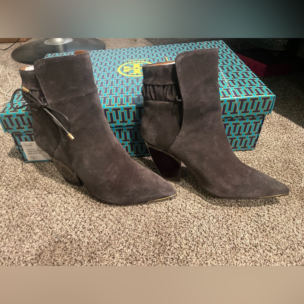 Brand new Tory Burch ankle booties